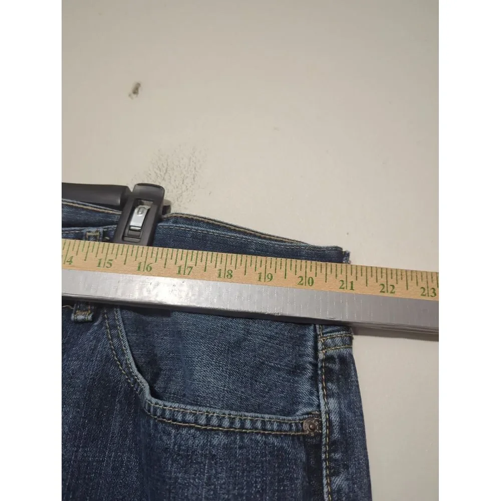 Levi 559 Relaxed Straight Jeans Mens 42x34 Blue Medium‎ Wash Denim 01559-0004